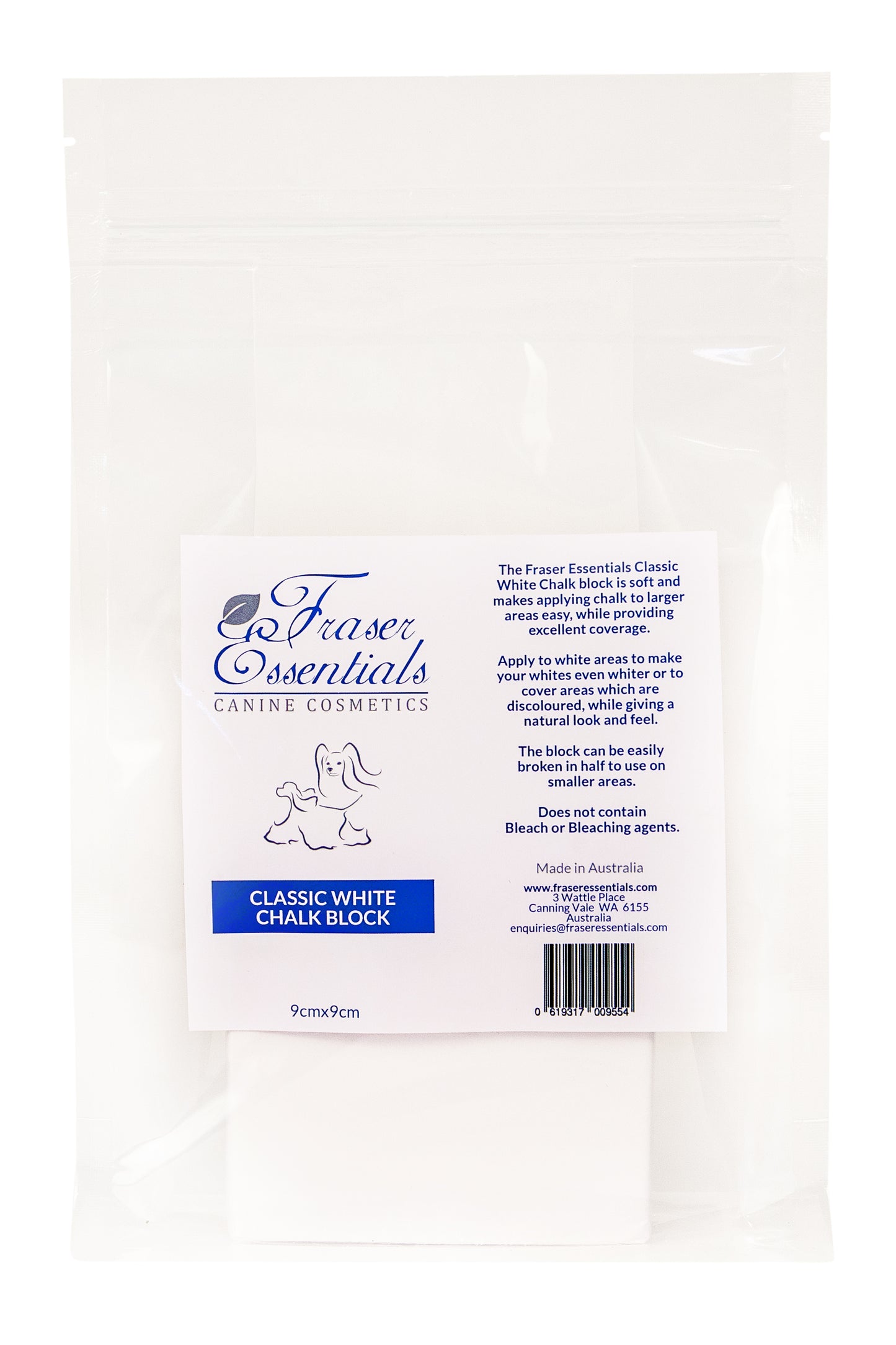 Fraser Essentials Classic White Chalk Block